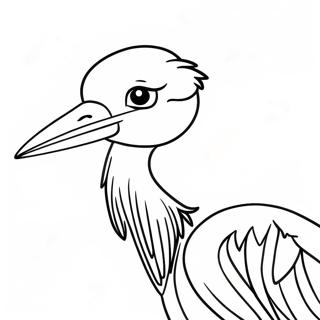 Crane Coloring Page 32483-26012