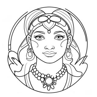 Uma Descendants Coloring Page 32493-26028