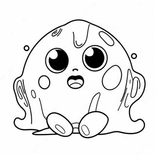 Cute Bloop Character Coloring Page 32504-26031