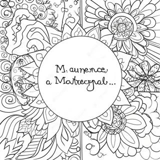 With Words Inspirational Quotes Coloring Page 3256-2646