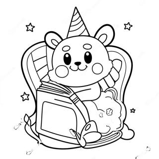 Coloring Page Of Magical Pages 32604-26103