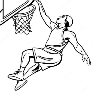 Basketball Player Coloring Pages