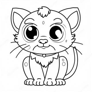 Cute Prowler With Big Eyes Coloring Page 32664-26156