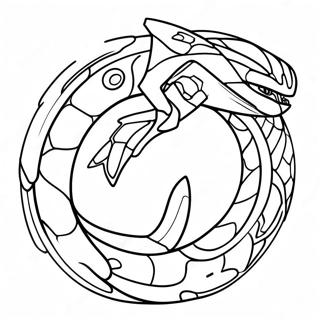 Majestic Rayquaza Coloring Page 32694-26180