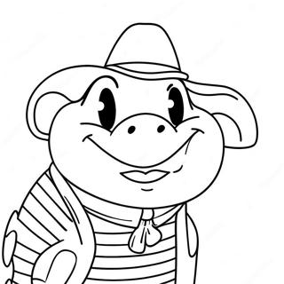 Funny Killy Willy In A Silly Hat Coloring Page 32704-26181