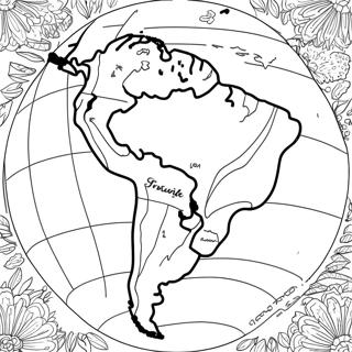 South America Coloring Pages