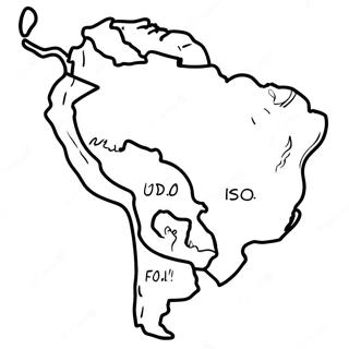 South America Map Coloring Page 32713-26188