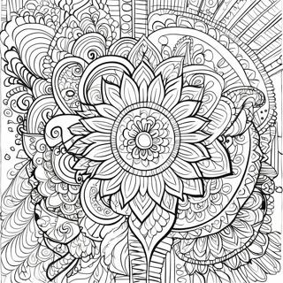 Intricate Mandala Pattern Coloring Page 32764-26232