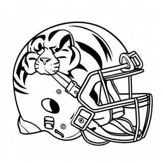 Bengals Team Logo Coloring Page 3276-2664