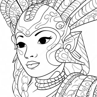 Obanai Iguro With Serpent Mask Coloring Page 32794-26260