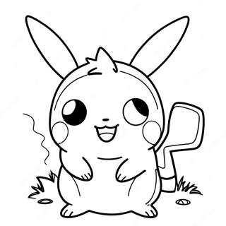 Among Us Pikachu Coloring Page 32813-26267