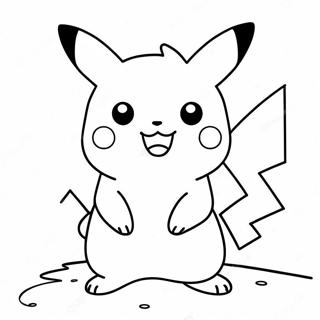 Among Us Pikachu Coloring Page 32813-26268