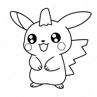 Cute Pikachu In Among Us Suit Coloring Page 32814-26269