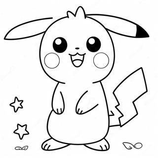 Cute Pikachu In Among Us Suit Coloring Page 32814-26270