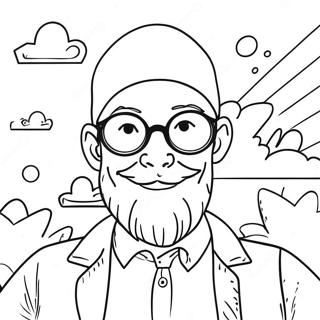 Hipster Aesthetic Coloring Pages