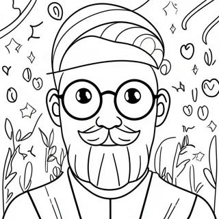 Hipster Aesthetic Coloring Page 32833-26286