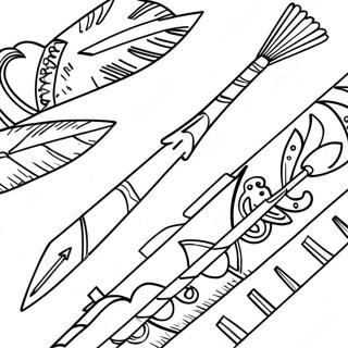 Colorful Quiver With Arrows Coloring Page 32844-26294