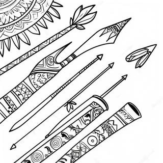 Colorful Quiver With Arrows Coloring Page 32844-26296