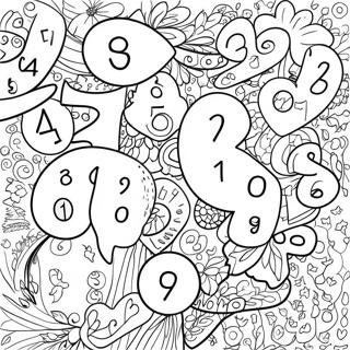 Numbers Coloring Page 3286-2676