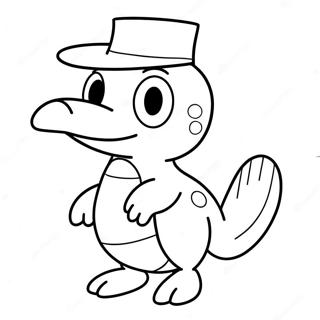 Perry The Platypus Coloring Page 32873-26314