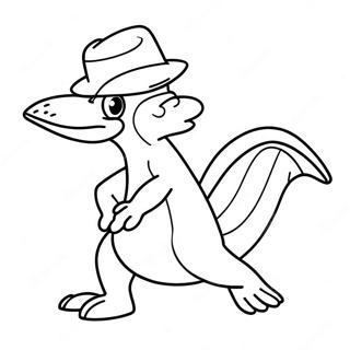 Perry The Platypus Coloring Page 32873-26315