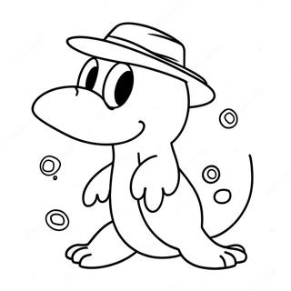 Adventurous Perry The Platypus Coloring Page 32874-26319