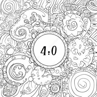 Colorful Numbers Coloring Page 3287-2666