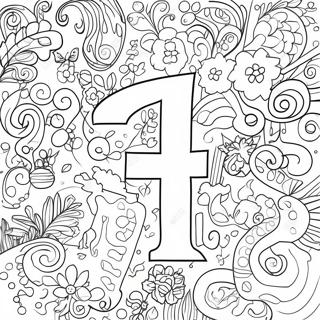 Colorful Numbers Coloring Page 3287-2668