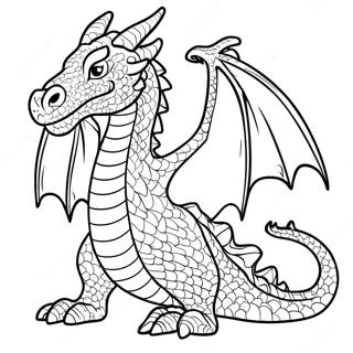 Dragon For Adults Coloring Pages