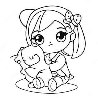 Chibi Girl Coloring Pages