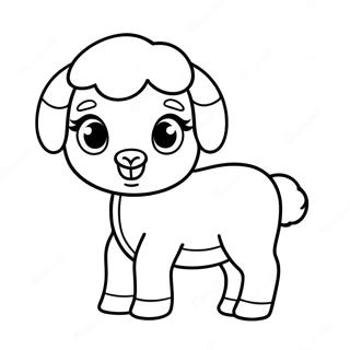 Cute Baby Rams Coloring Page 32944-26370