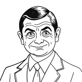 Mr Bean Coloring Page 32963-26392