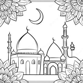 Eid Mubarak Coloring Page 3296-2669