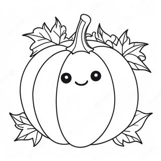 Smiling Pumpkin Coloring Page 32-31