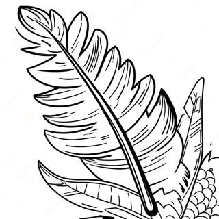 Turkey Feather Coloring Page 33003-26418