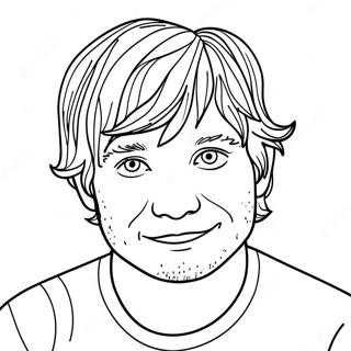 Ed Sheeran Coloring Page 33013-26422