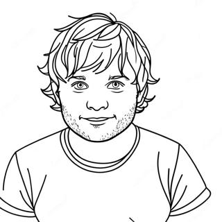 Ed Sheeran Coloring Page 33013-26424