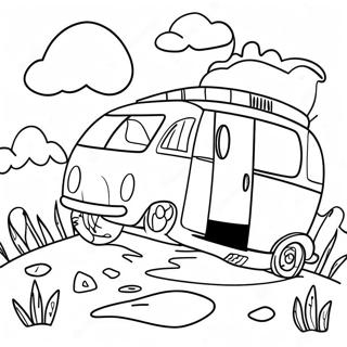 Wobbly Life Adventure Scene Coloring Page 33024-26433