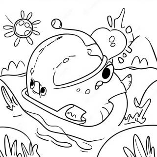 Wobbly Life Adventure Scene Coloring Page 33024-26434