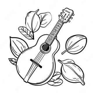 Mandolin Coloring Pages