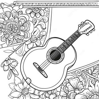 Mandolin Coloring Page 33063-26467