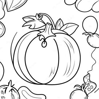 Tomato Coloring Page 33083-26482