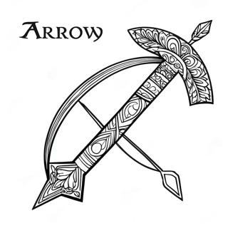 Arrow Coloring Page 33093-26491