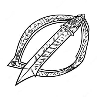 Arrow Coloring Page 33093-26492