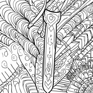 Colorful Arrow Design Coloring Page 33094-26516