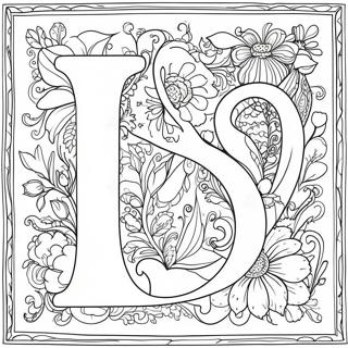 Alphabet For Adults Coloring Pages