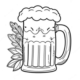 Oktoberfest Beer Mug Coloring Page 33123-26511