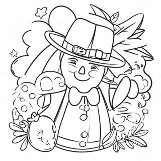 Festive Oktoberfest Scene Coloring Page 33124-26519