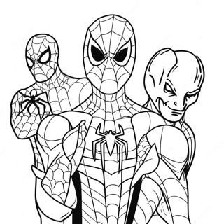 Spiderman 3 Villains Coloring Page 33144-26533