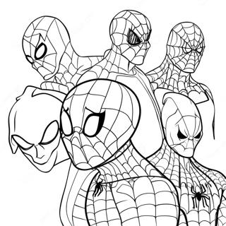 Spiderman 3 Villains Coloring Page 33144-26536